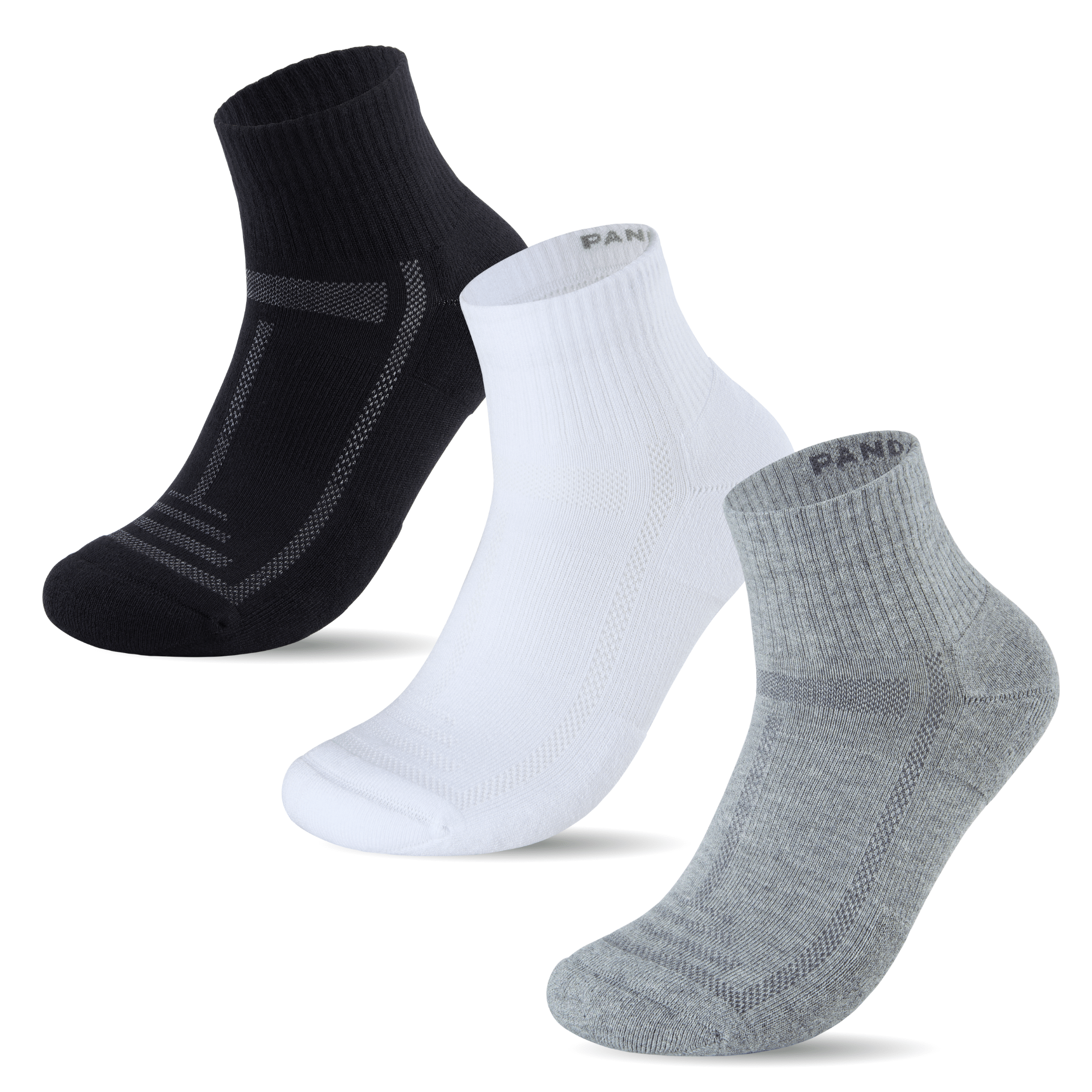 Bamboo Cushioned Quarter Socks Apparel 3 4-8 3 / 4-8 / Black 3 / 4-8 / White 3 / 4-8 / Grey 3 / 4-8 / Black/Grey/White 3 / 7-11 / Black 3 / 7-11 / White 3 / 7-11 / Grey 3 / 7-11 / Black/Grey/White