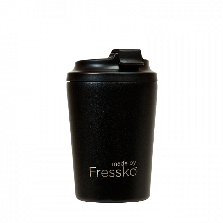 Fressko Reusable Cup/Travel Mug - Coal Bino 227ml/8oz Bino 227ml/8oz Camino 340ml/12oz Grande 475ml/16oz