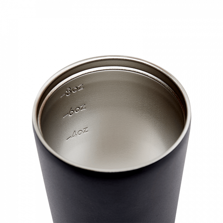 Fressko Reusable Cup/Travel Mug - Coal Bino 227ml/8oz Bino 227ml/8oz Camino 340ml/12oz Grande 475ml/16oz