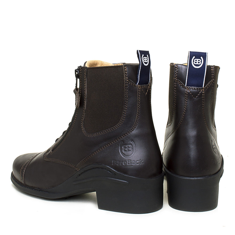 Bramham Zip Jodhpur Boots - Brown