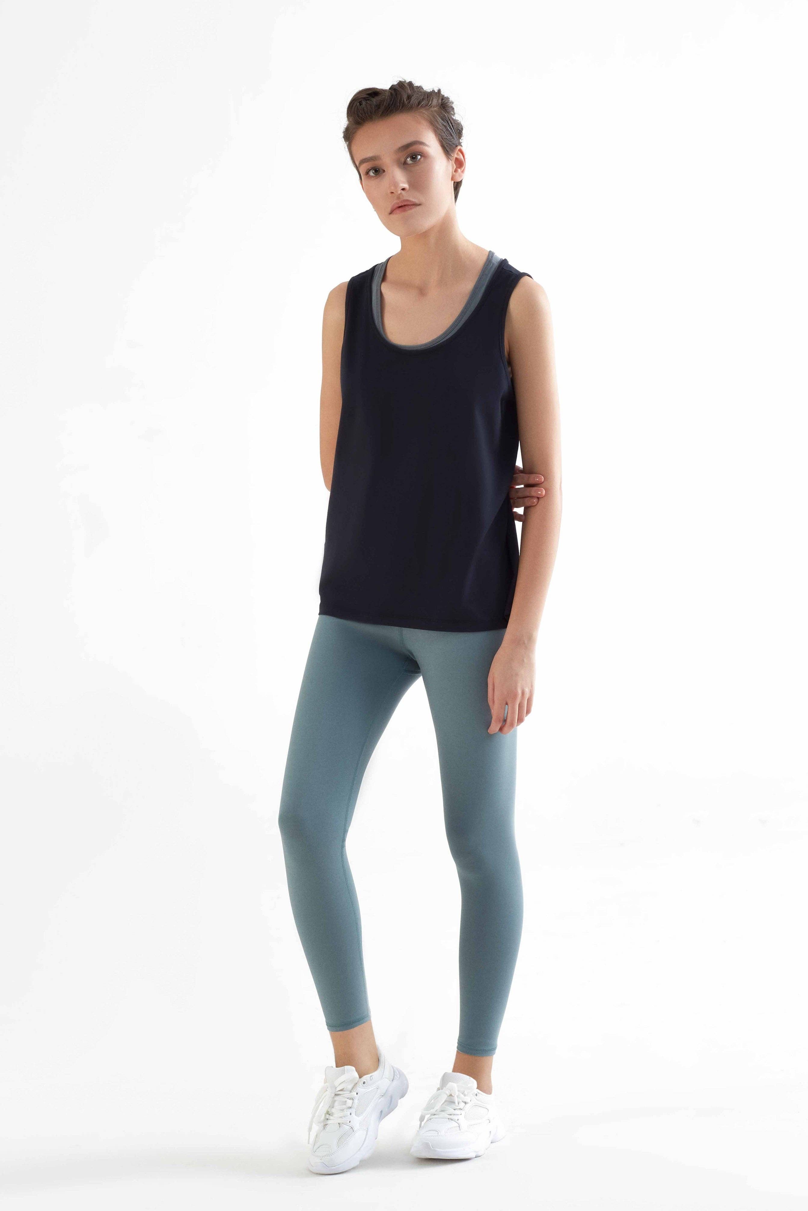 Organic 7/8 Stretch Leggings: Womens -