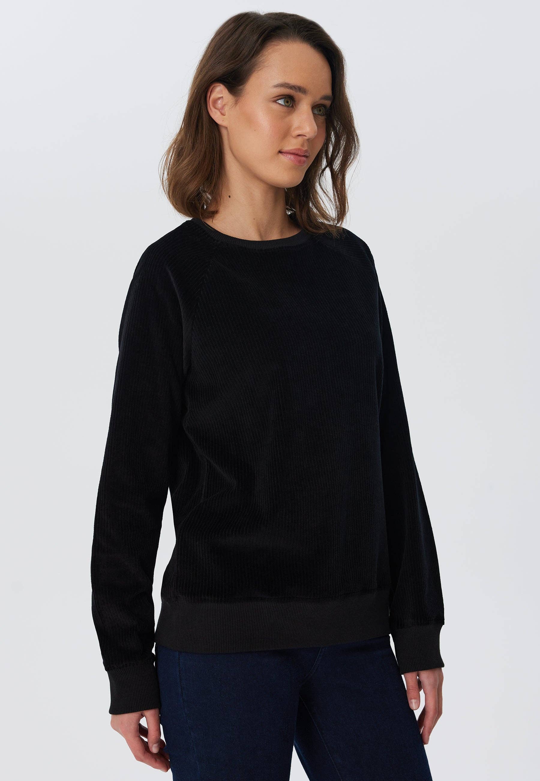 Organic Corduroy Sweatshirt: Womens - - High-Quality </p>