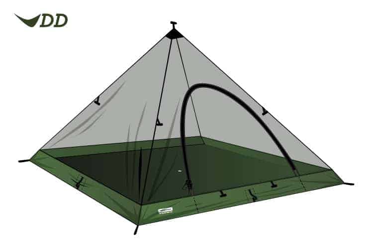 DD SuperLight Pyramid Mesh Tent Default Title Default Title