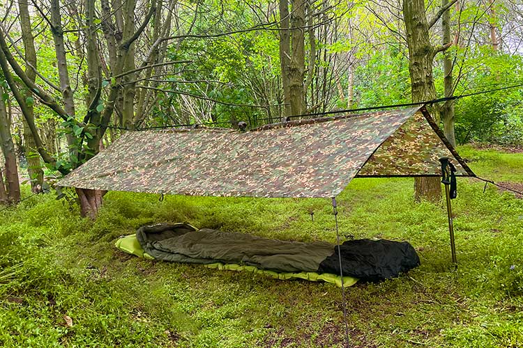 DD Hammocks Poncho Tarp - Multi Camo Default Title Default Title