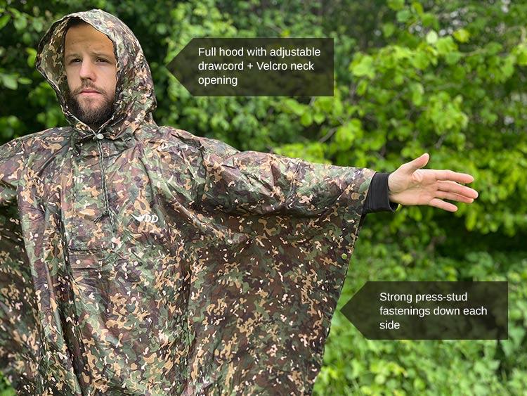 DD Hammocks Poncho Tarp - Multi Camo Default Title Default Title