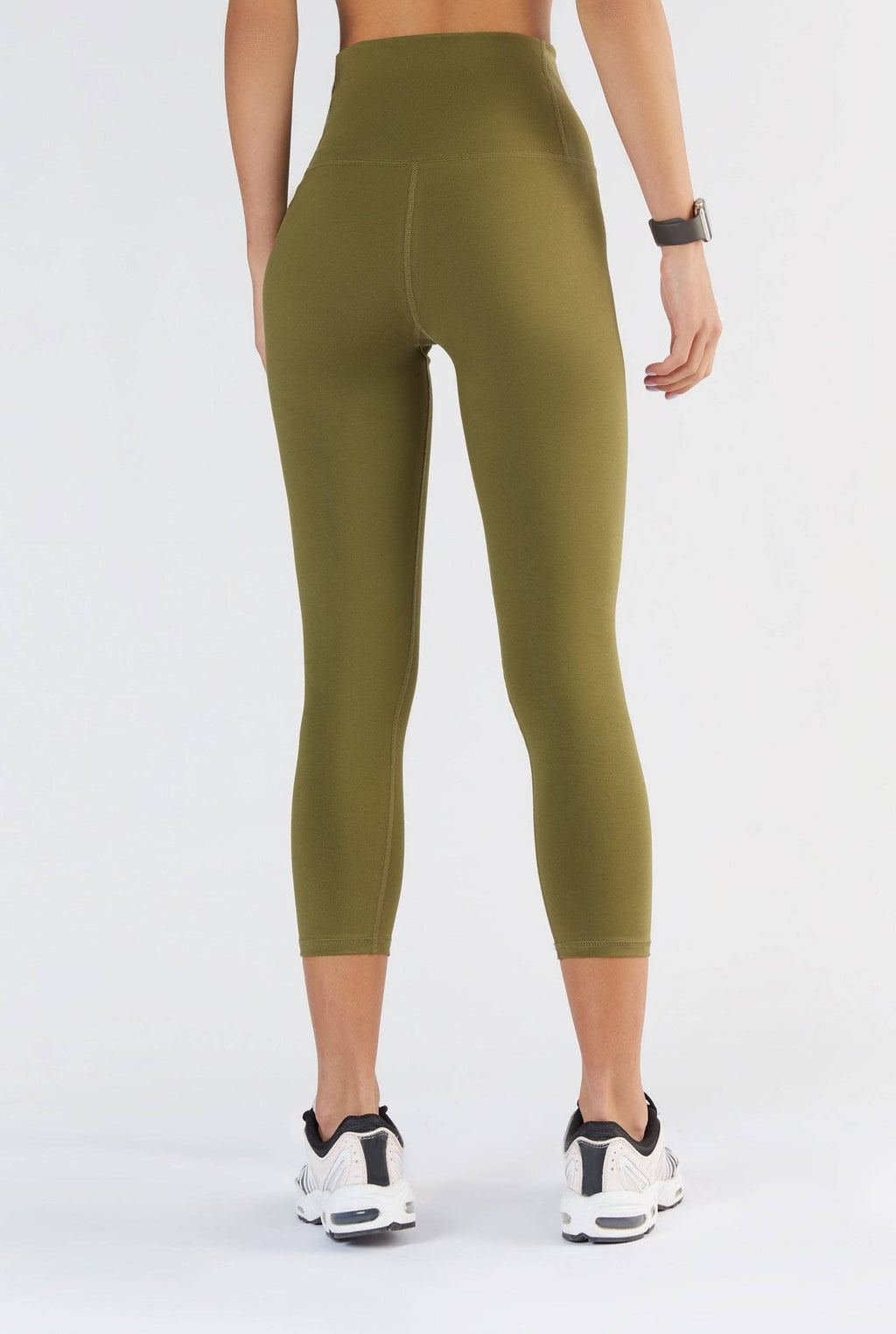 Organic 7/8 Stretch Leggings: Womens -