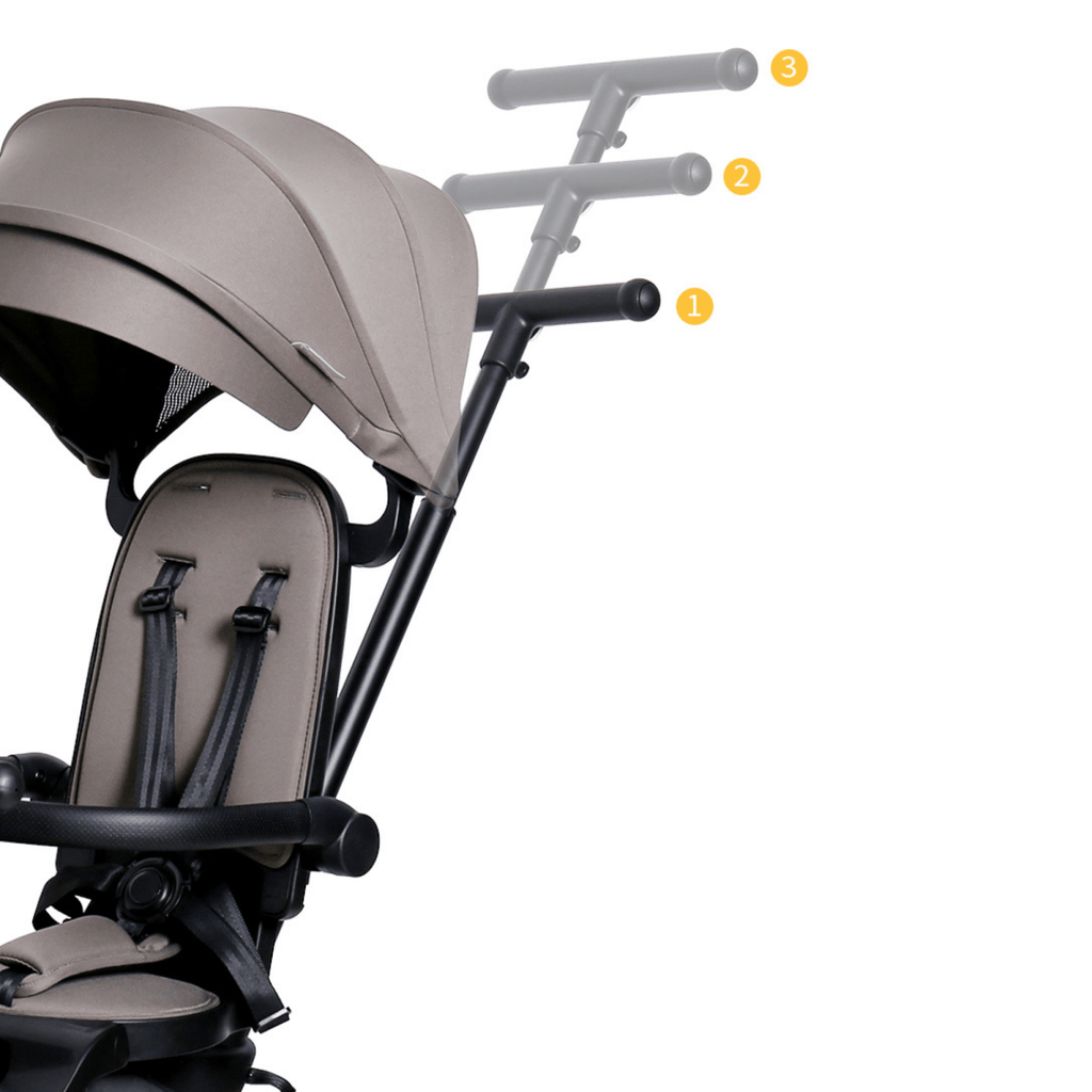 Foryourlittleone Xplor 6 in 1 Foldable Trike - Grey Olive (10m-4y)