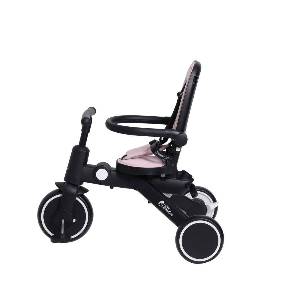 Foryourlittleone Xplor 6 in 1 Foldable Trike - Pastel Pink (10m-4y)