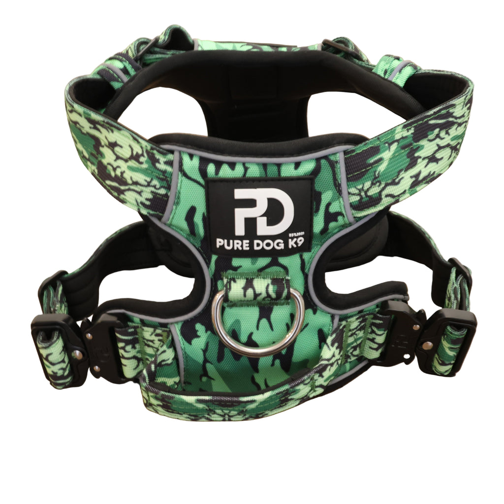 Comfort Harness Green Camo Dog harness Small Small Medium Large XL