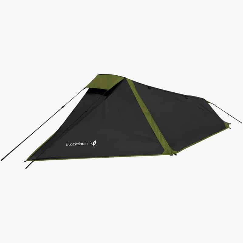 Highlander Blackthorn 1 Lightweight Solo Backpacking Tent (Various colours) Hunter Green Hunter Green Red