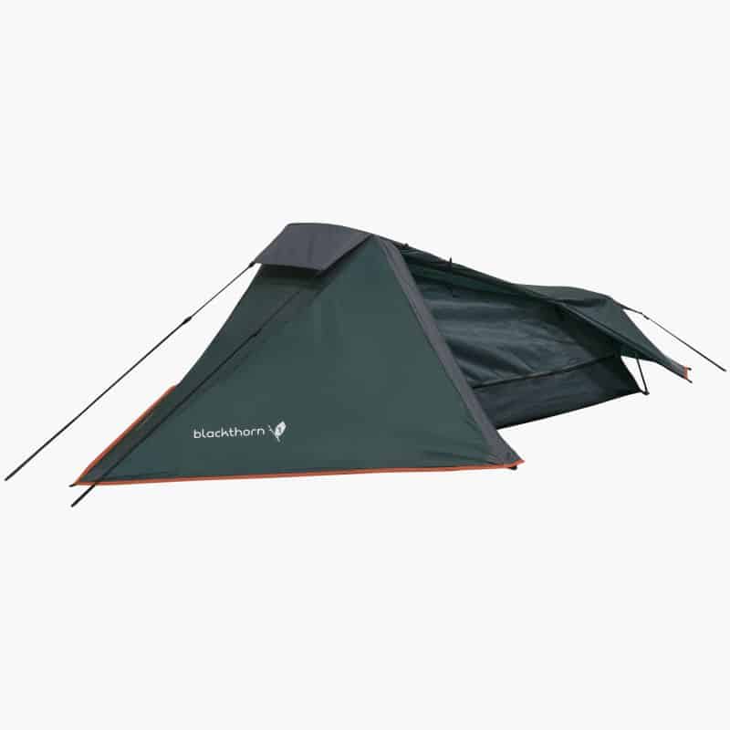 Highlander Blackthorn 1 Lightweight Solo Backpacking Tent (Various colours) Hunter Green Hunter Green Red