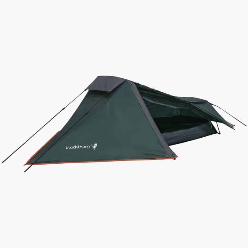 Highlander Blackthorn 1 Lightweight Solo Backpacking Tent (Various colours) Hunter Green Hunter Green Red