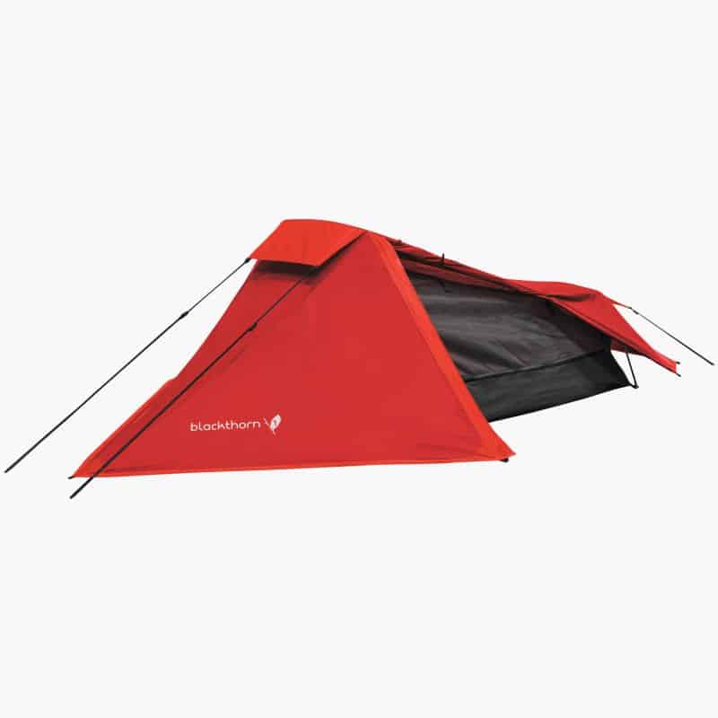Highlander Blackthorn 1 Lightweight Solo Backpacking Tent (Various colours) Hunter Green Hunter Green Red