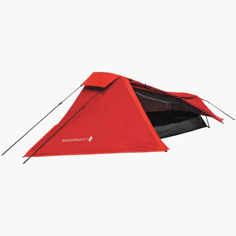 Highlander Blackthorn 1 Lightweight Solo Backpacking Tent (Various colours) Hunter Green Hunter Green Red