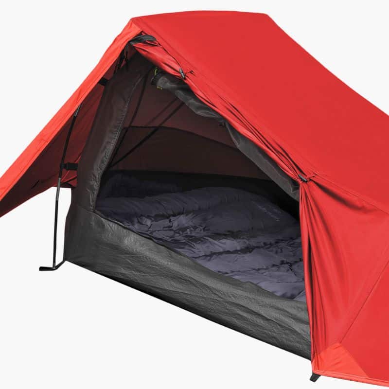 Highlander Blackthorn 1 Lightweight Solo Backpacking Tent (Various colours) Hunter Green Hunter Green Red