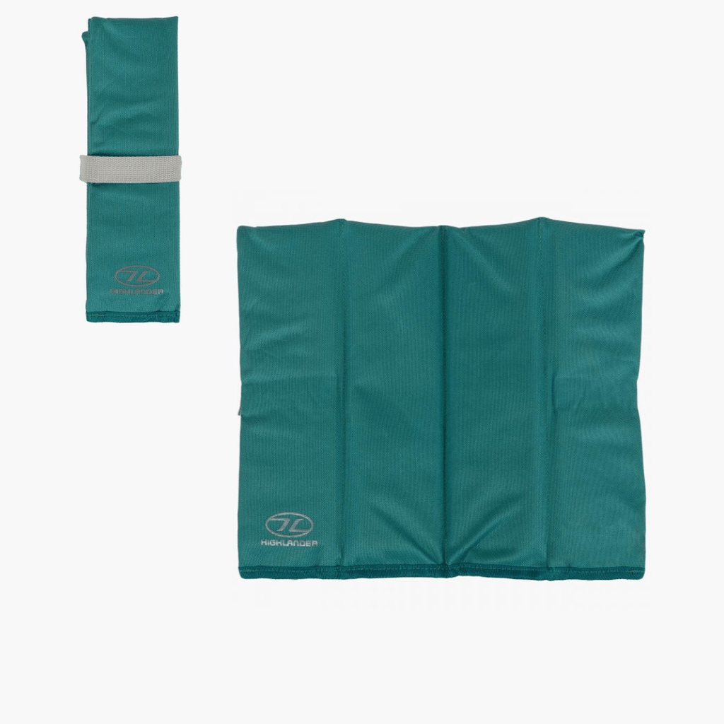 Highlander Folding Sit Mats (Various Colours) Black Black Blue Grey Pink Purple Red Teal