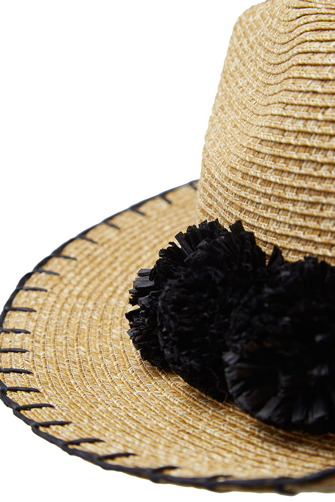 Louche Kia Straw Trilby Hat Straw Hat Default Title Default Title