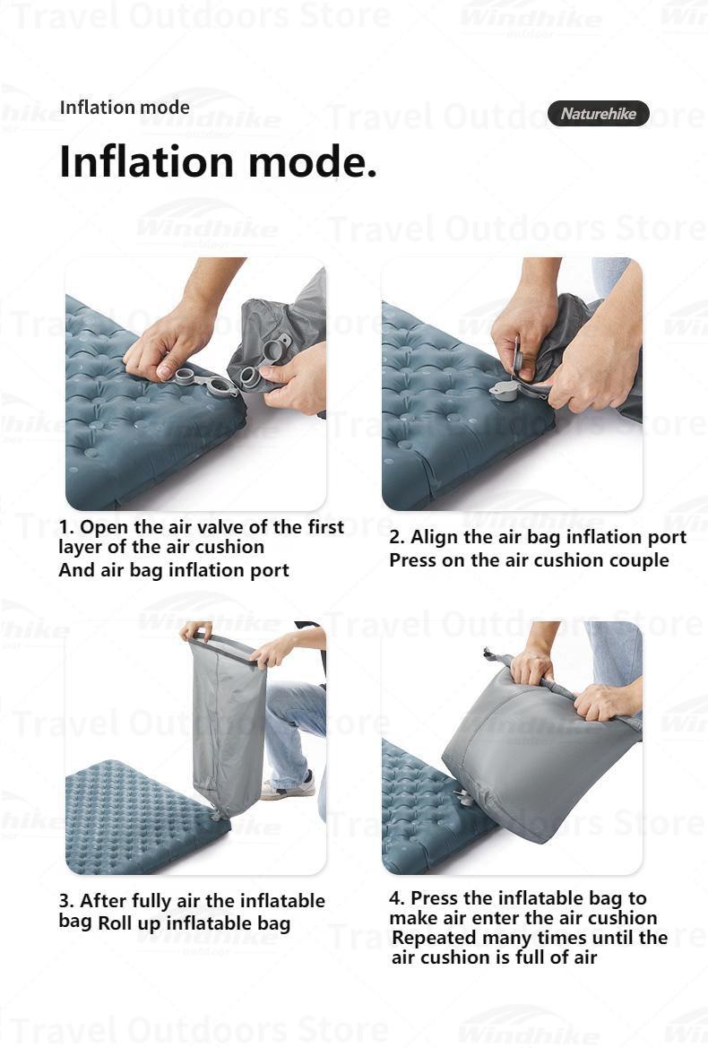 Naturehike Ultralight sleeping Pad (Large) R 3.5 Default Title Default Title