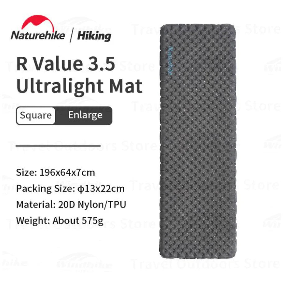 Naturehike Ultralight sleeping Pad (Large) R 3.5 Default Title Default Title
