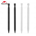 Naturehike V- Shaped Aluminium Tent Pegs (8) Black Black Silver
