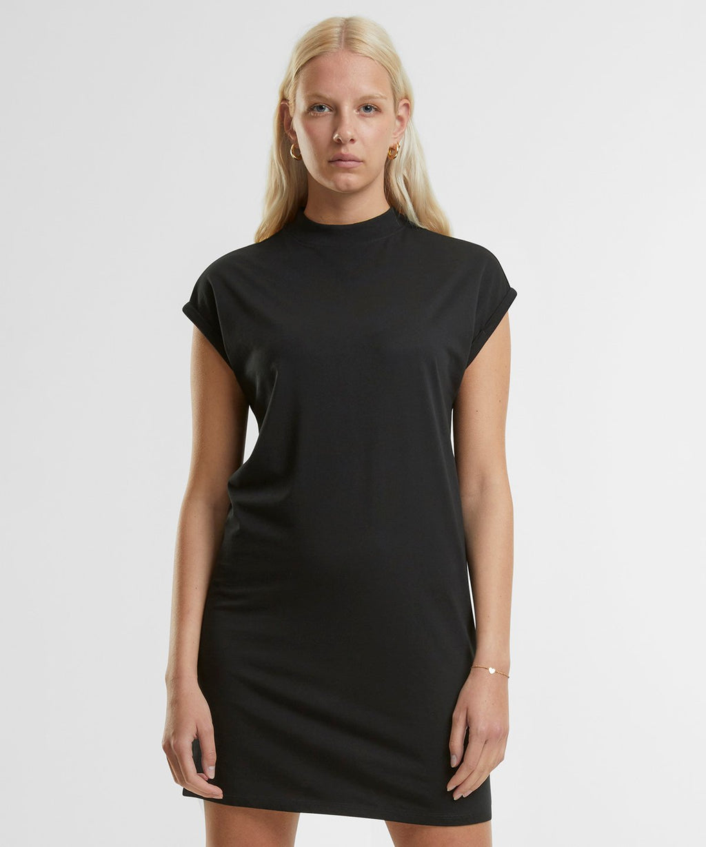 Organic Extended Shoulder T-shirt Dress: Womens -