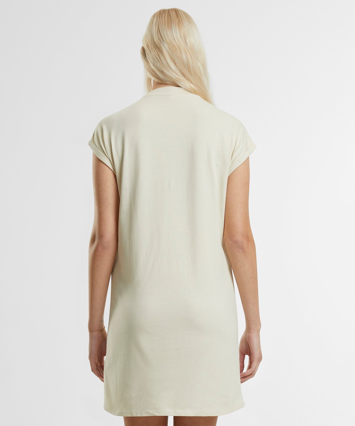 Organic Extended Shoulder T-shirt Dress: Womens -