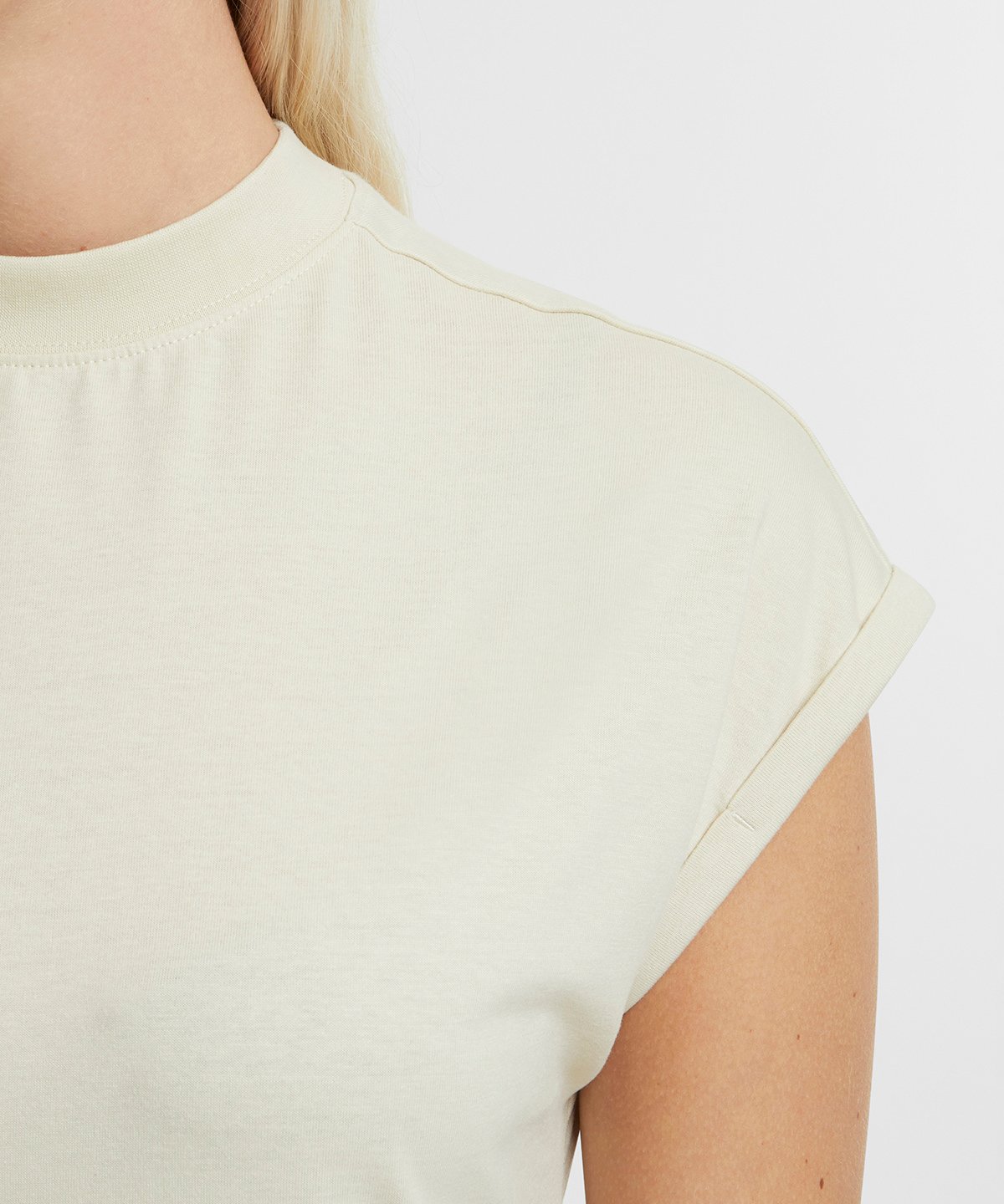 Organic Extended Shoulder T-shirt Dress: Womens -