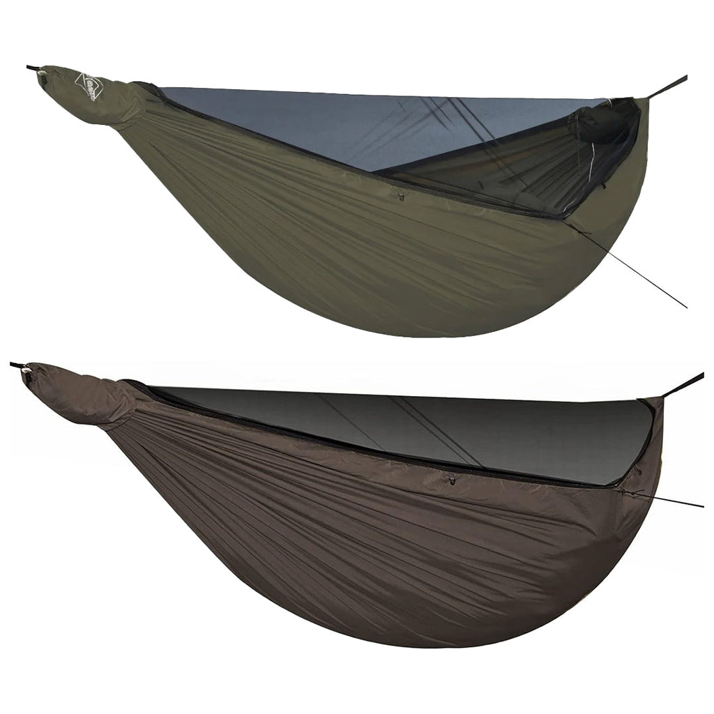 Onewind Temptest Zipper Hammock 11ft Green Green Brown