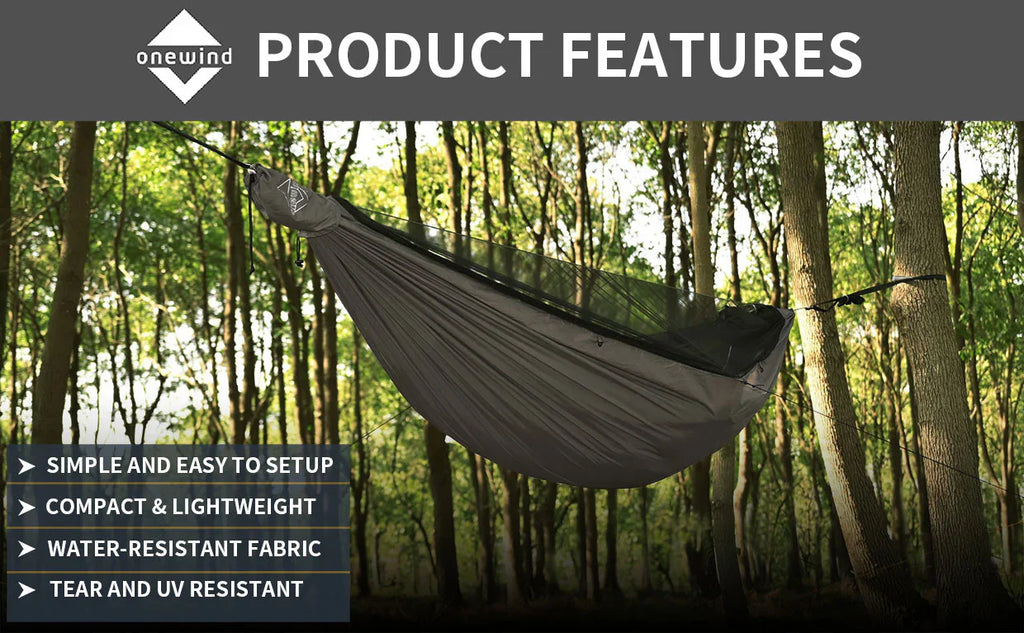 Onewind Airstream 11' Hammock with Detachable Zipper Bugnet and Wind Sock Default Title Default Title