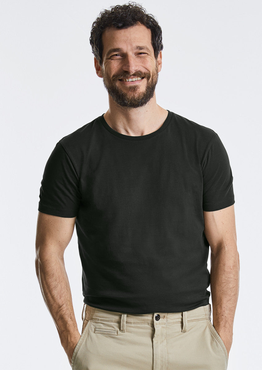 Russell Mens Pure Organic Tee - Clothing & Accessories/Clothing/Shirts & Tops