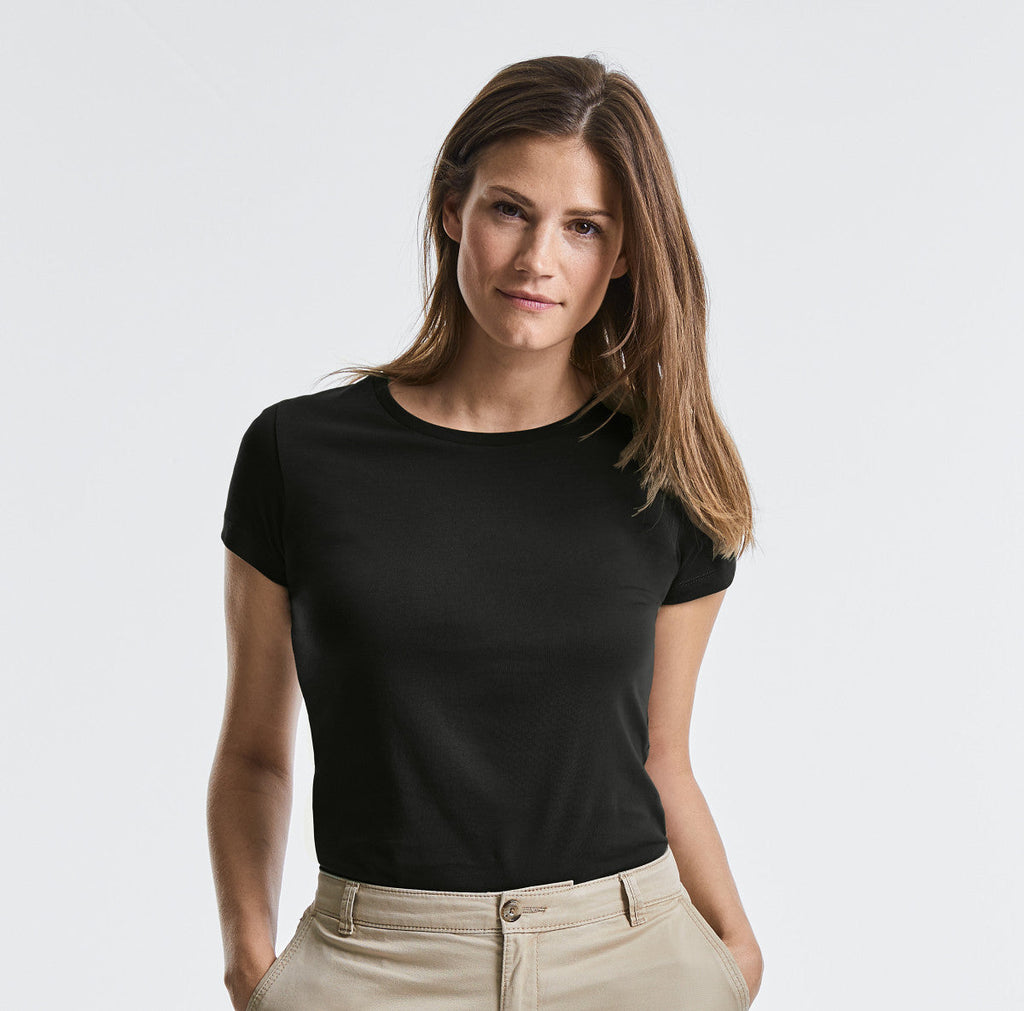 Russell Womens Pure Organic Tee - Clothing & Accessories/Clothing/Shirts & Tops