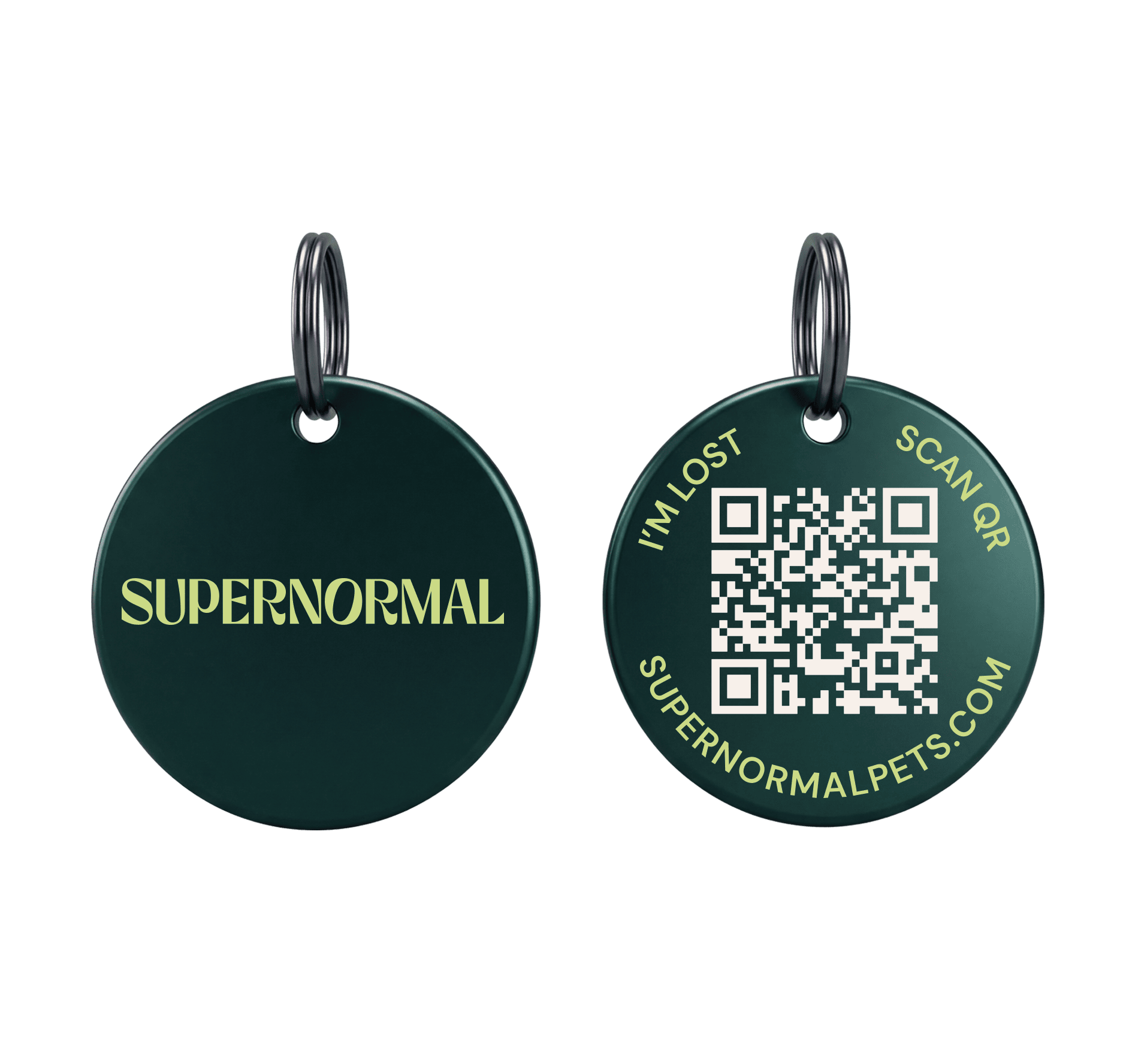 Supernormal PawTag Smart QR Pet Tag Default Title Default Title