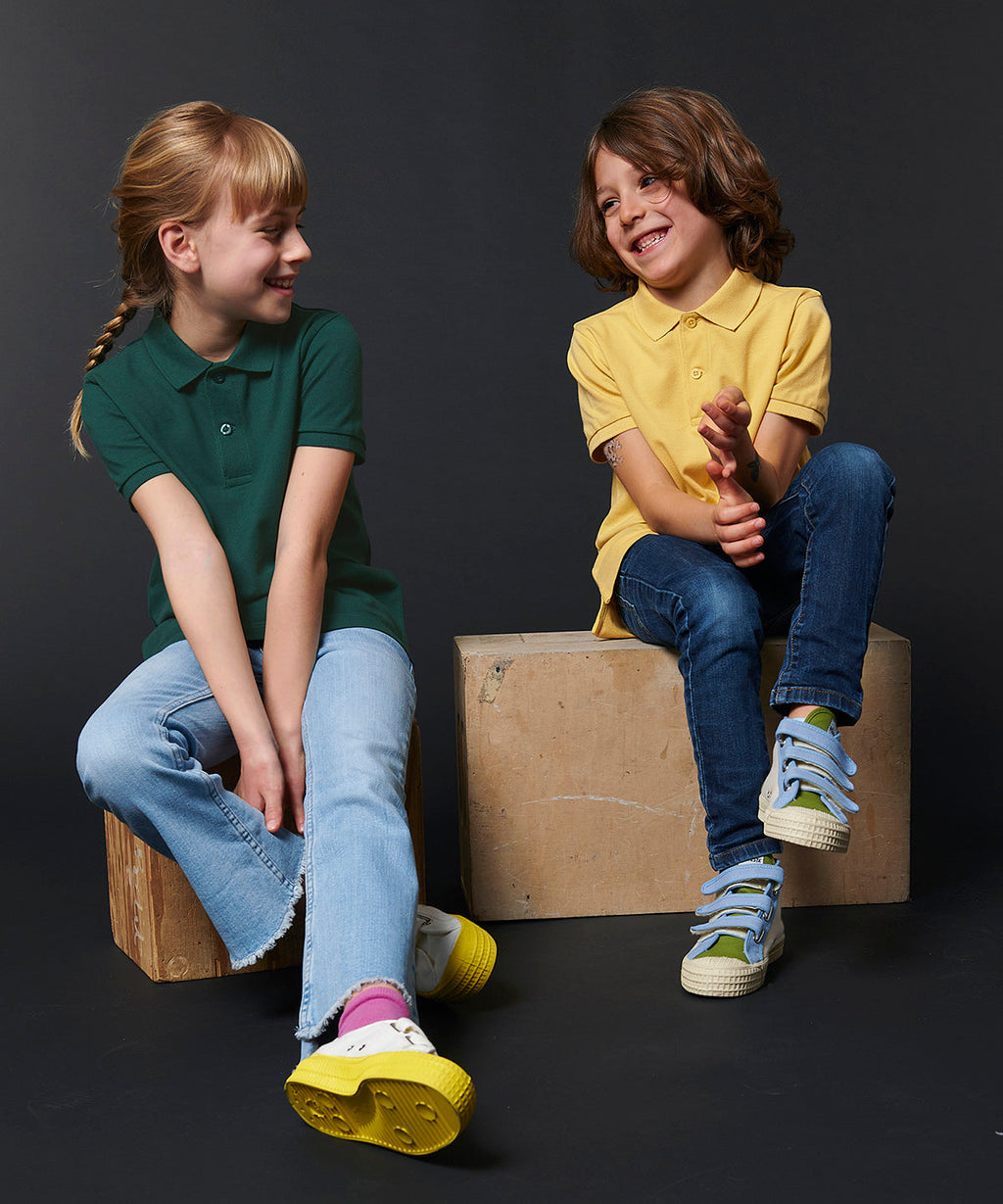 Organic Cotton Kids Polo Shirt - - High-Quality </p>