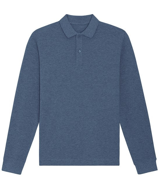 Organic Colours Long Sleeve Polo: Unisex - Clearance - High-Quality Clearance</p>