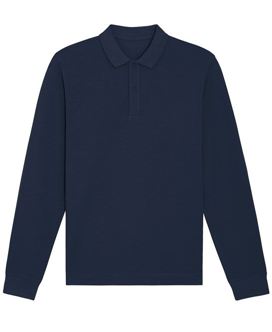 Organic Colours Long Sleeve Polo: Unisex - Clearance - High-Quality Clearance</p>