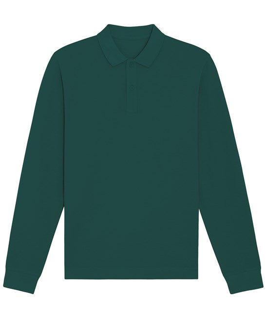Organic Colours Long Sleeve Polo: Unisex - Clearance - High-Quality Clearance</p>