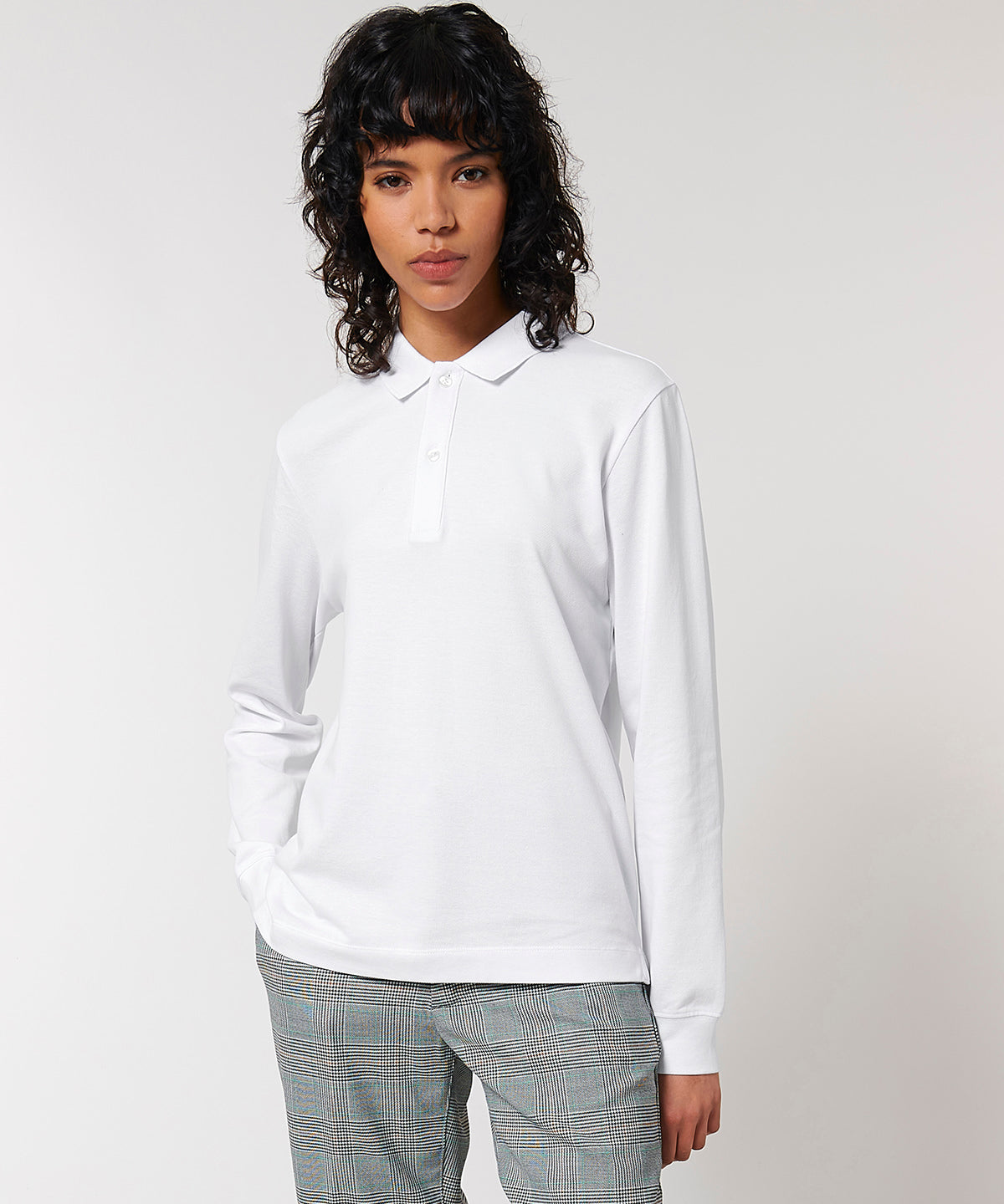 Organic Colours Long Sleeve Polo: Unisex - Clearance - High-Quality Clearance</p>