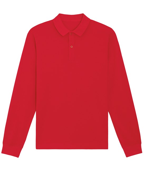Organic Colours Long Sleeve Polo: Unisex - Clearance - High-Quality Clearance</p>