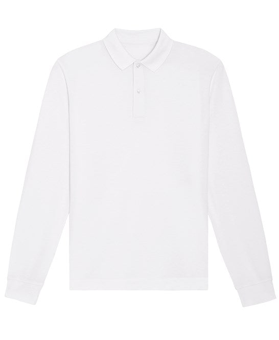 Organic Colours Long Sleeve Polo: Unisex - Clearance - High-Quality Clearance</p>