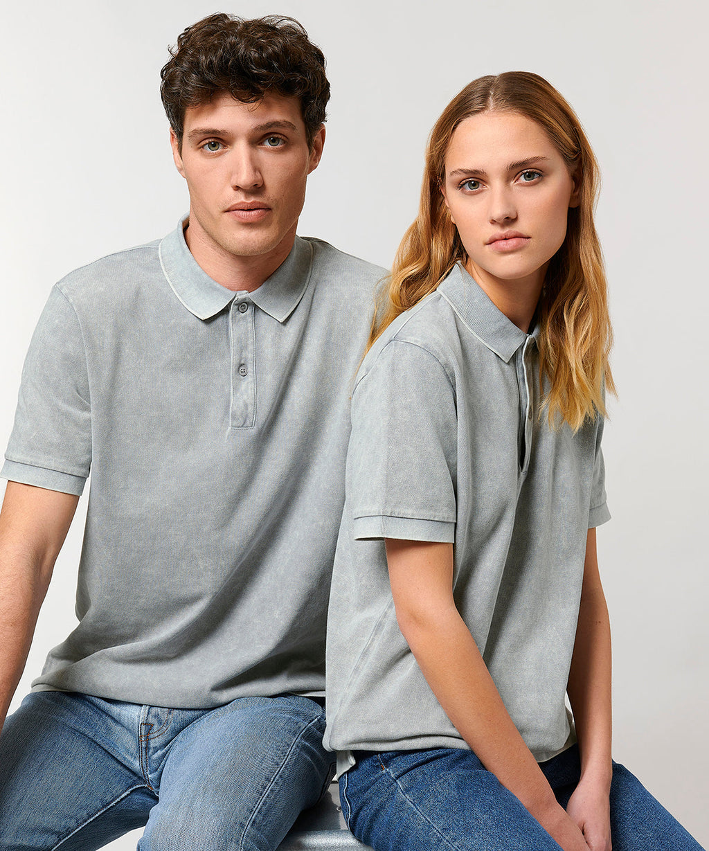 Organic Vintage Polo Shirt - - High-Quality </p>