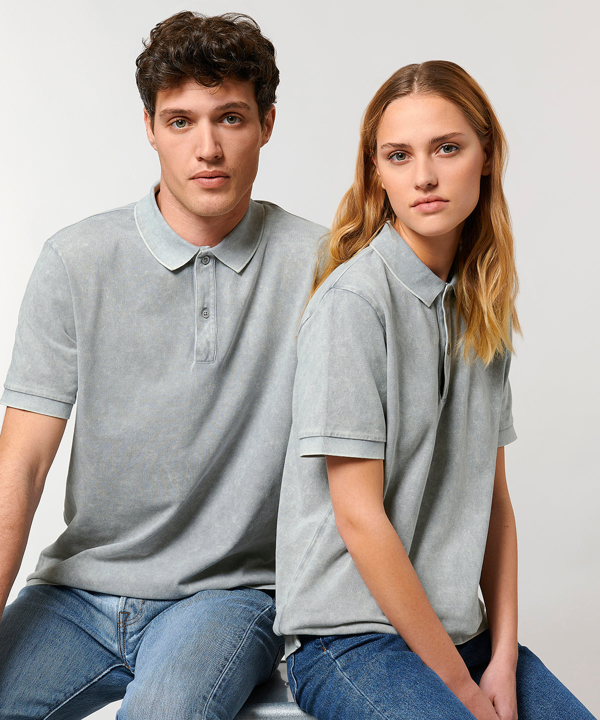 Organic Vintage Polo Shirt - - High-Quality </p>