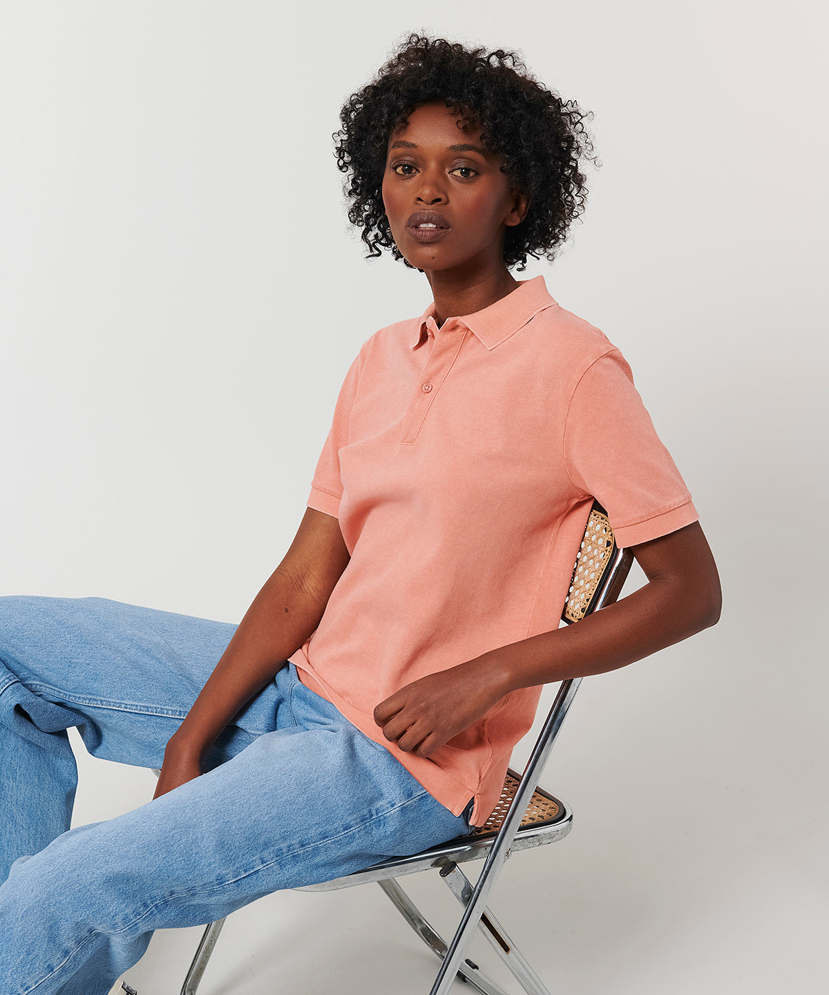Organic Vintage Polo Shirt - - High-Quality </p>