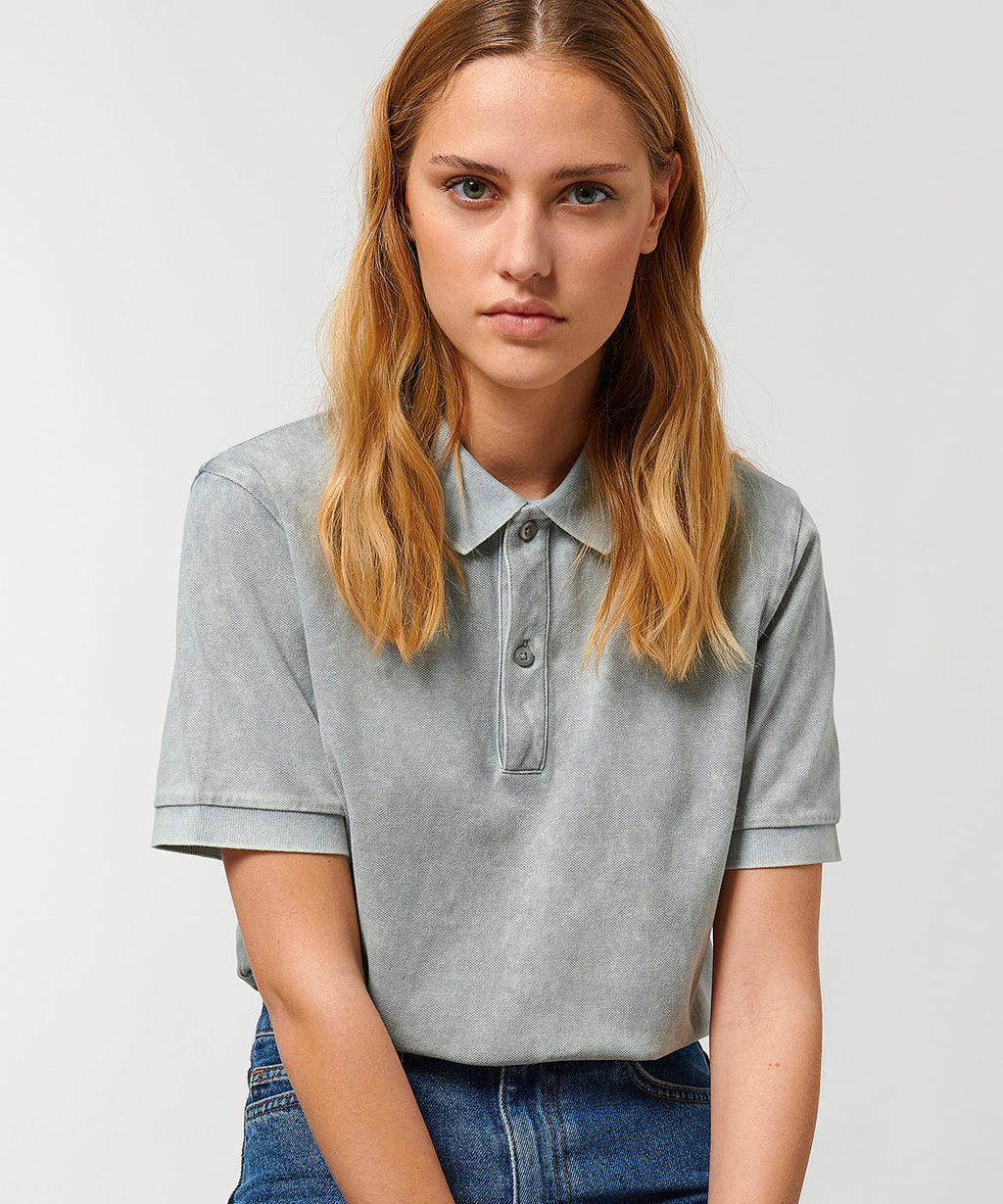 Organic Vintage Polo Shirt - - High-Quality </p>
