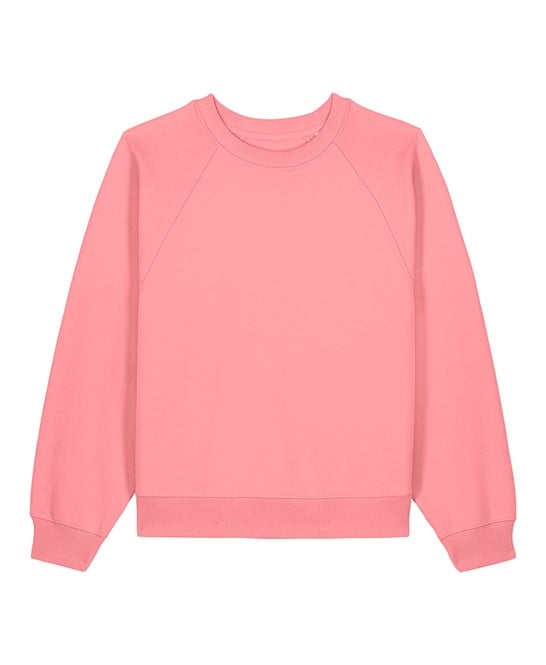 Organic Cotton Raglan Sweatshirt: Womens - Clearance