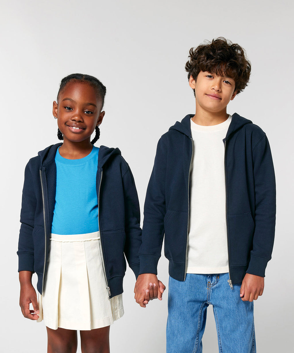 Organic Colours Kids Zipped Hooded Sweatshirt -
