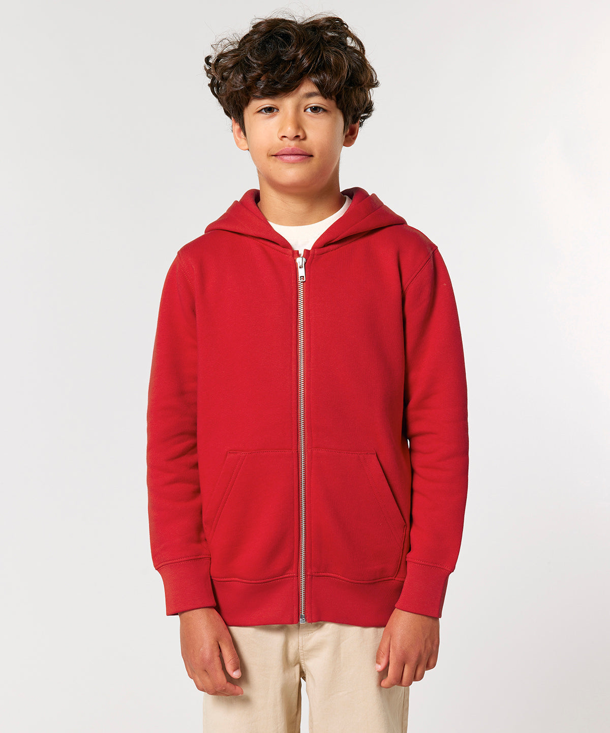 Organic Colours Kids Zipped Hooded Sweatshirt -
