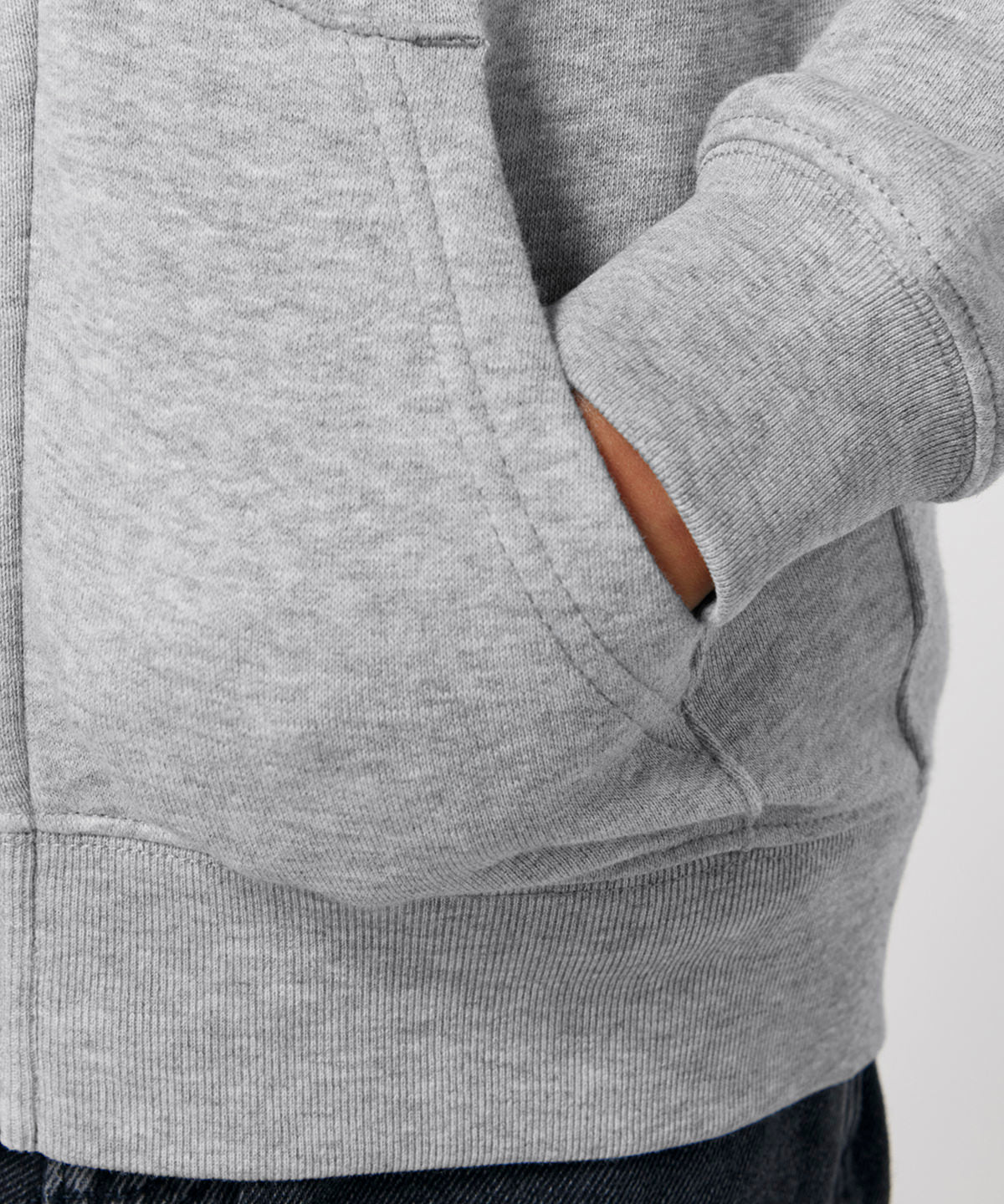 Organic Colours Kids Zipped Hooded Sweatshirt -