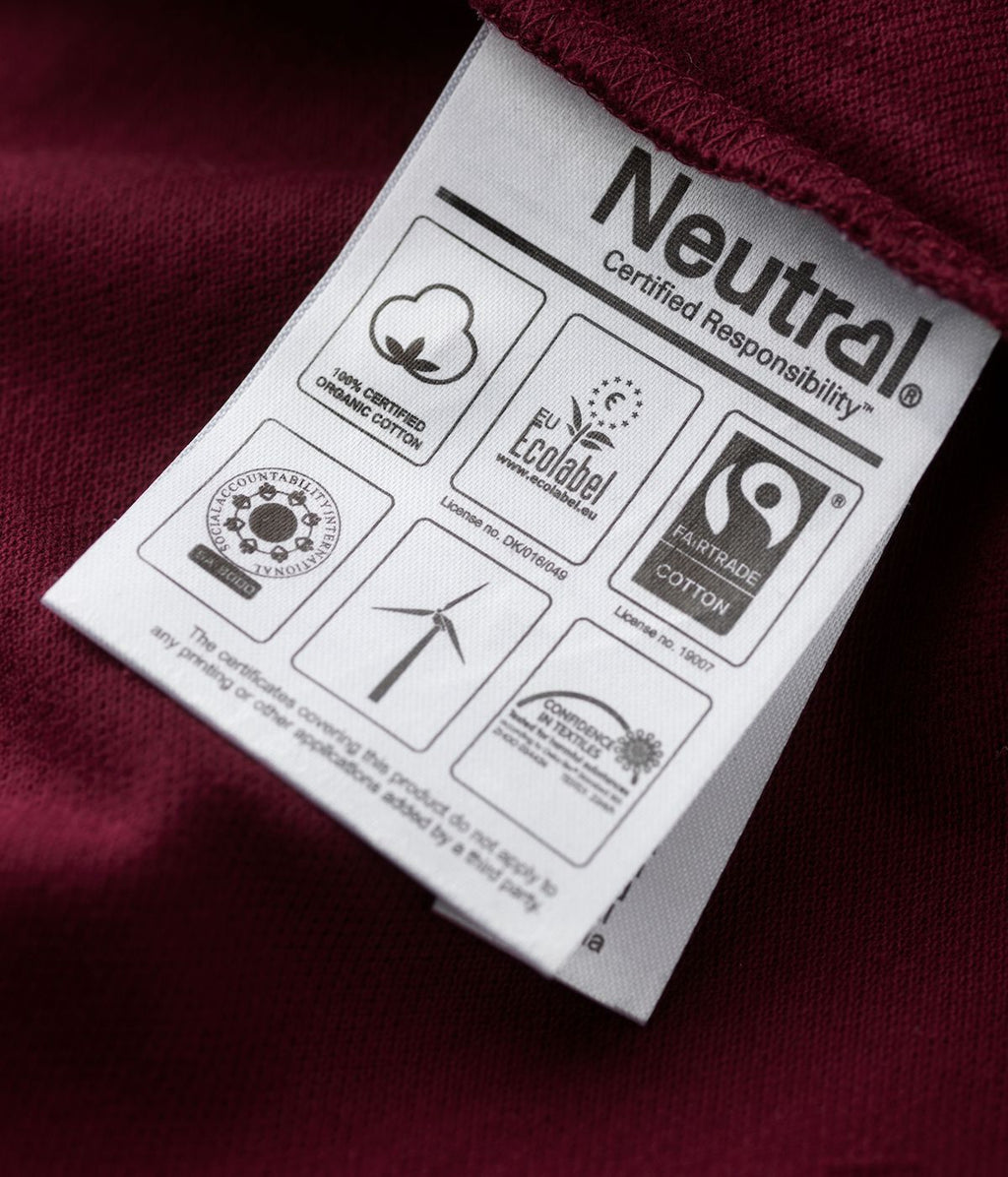 Fairtrade Organic Zipped T-shirt Hoodie: Unisex -