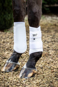 Double Locking Brushing Boots - White
