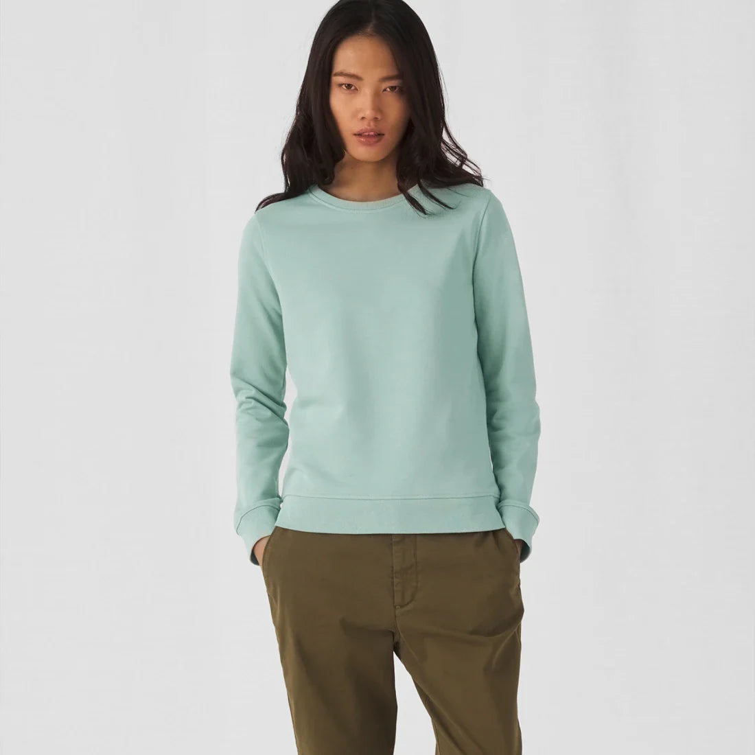 Organic Essential Sweatshirt: Womens - - High-Quality </p>